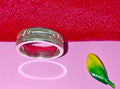 Textured Silver Band Ring