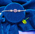 Fancy Ladies Bracelet with Elegant purple stones