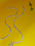 Rainbow Crystal Silver Payal